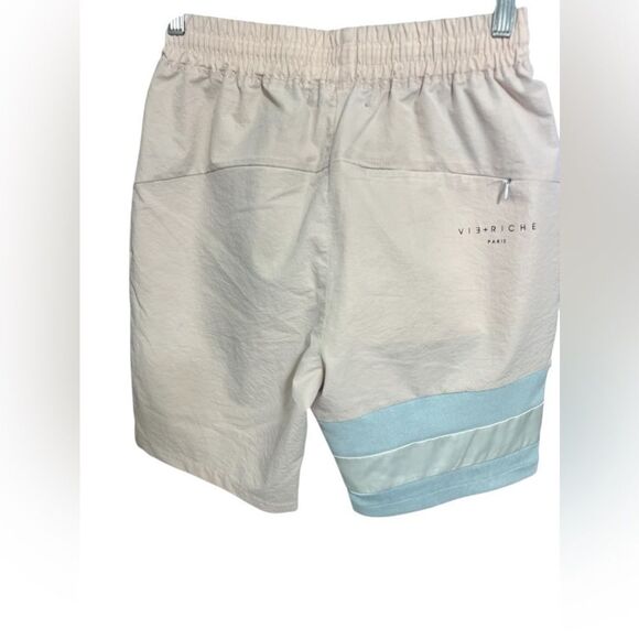 Vie Riche Striped pink blue medium pockets men shorts - Picture 5 of 13